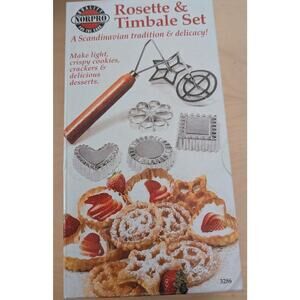 💧NIB Norpro Rosette & Timbale Set